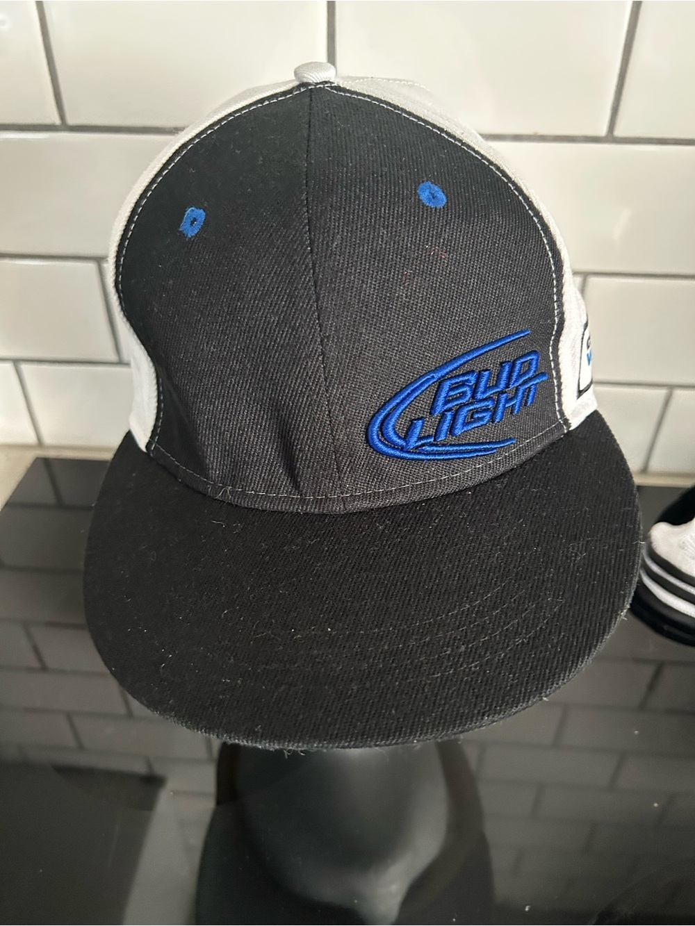 Black and White Logo Baseball Cap